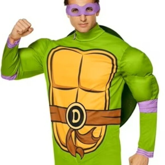 InSpirit Design Donatello Teenage MutantNinja Turtle men’s L/jumpsuit,mask,shell - Picture 1 of 17